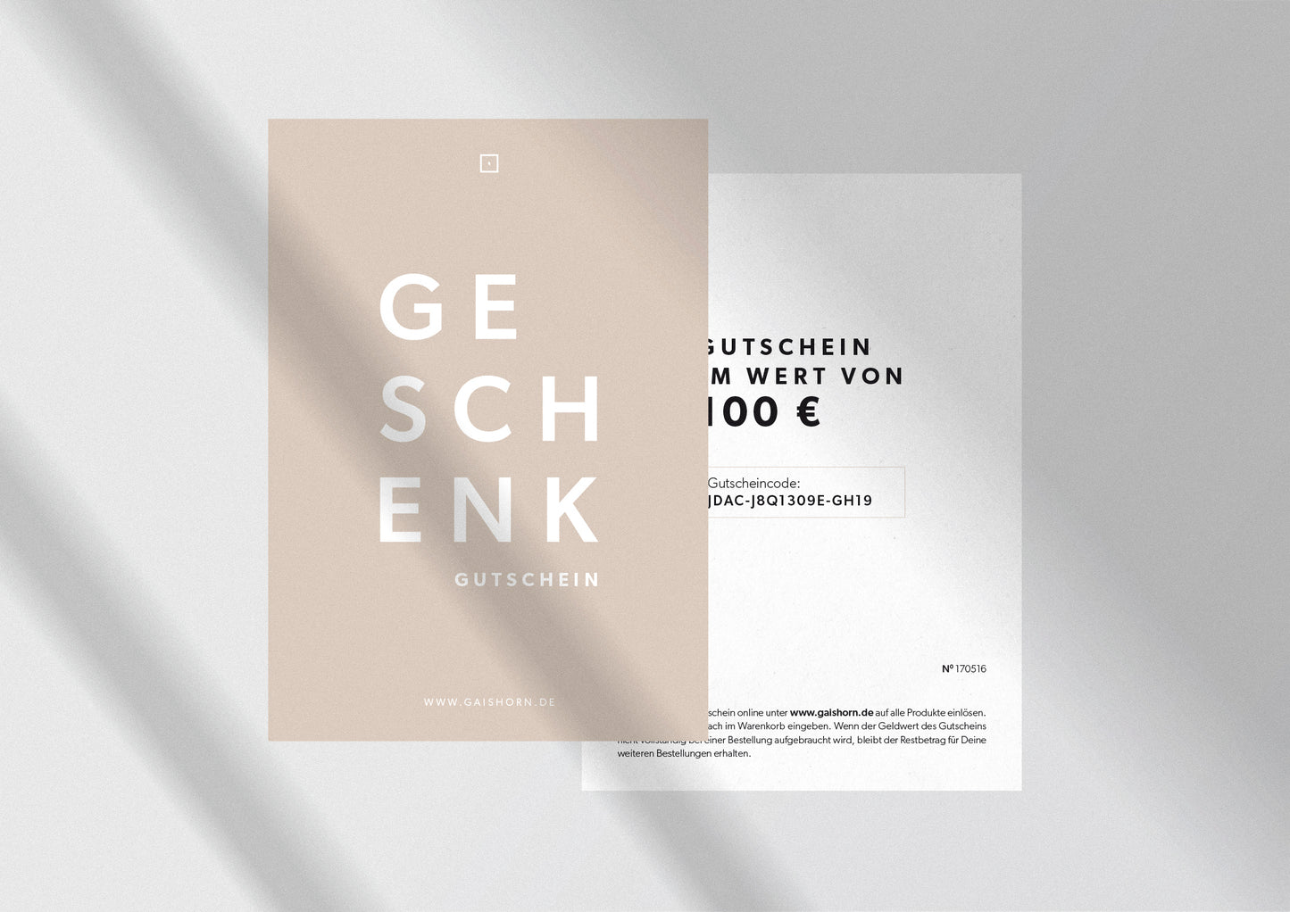 Geschenkgutschein