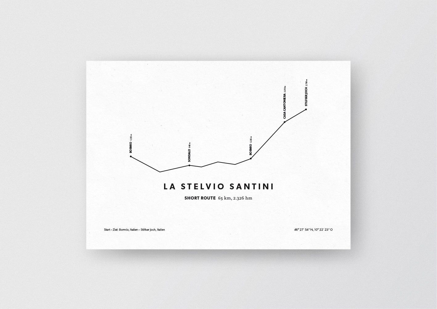 La Stelvio Santini | Poster