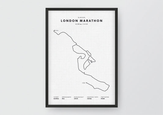Unsere minimalistische Illustration Deines London Marathons, ist die perfekte Erinnerung an ein sportliches Highlight und ein stilvoller Einrichtungsgegenstand für die heimischen Wände oder das ideale Geschenk für alle Läufer.