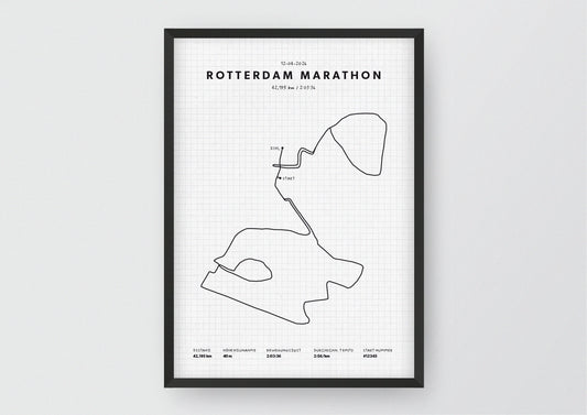 Unsere minimalistische Illustration Deines Rotterdam Marathons, ist die perfekte Erinnerung an ein sportliches Highlight und ein stilvoller Einrichtungsgegenstand für die heimischen Wände oder das ideale Geschenk für alle Läufer.