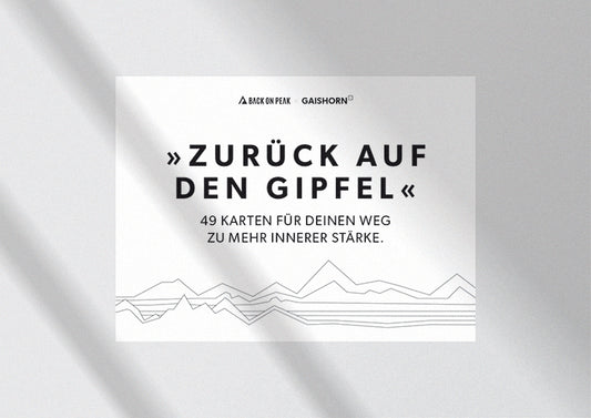 Zurück auf den Gipfel | Kartenset