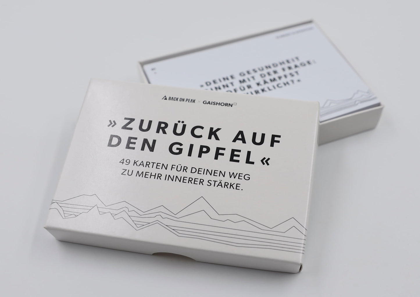 Zurück auf den Gipfel | Kartenset