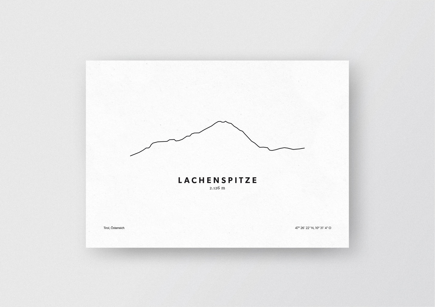 Lachenspitze | Poster