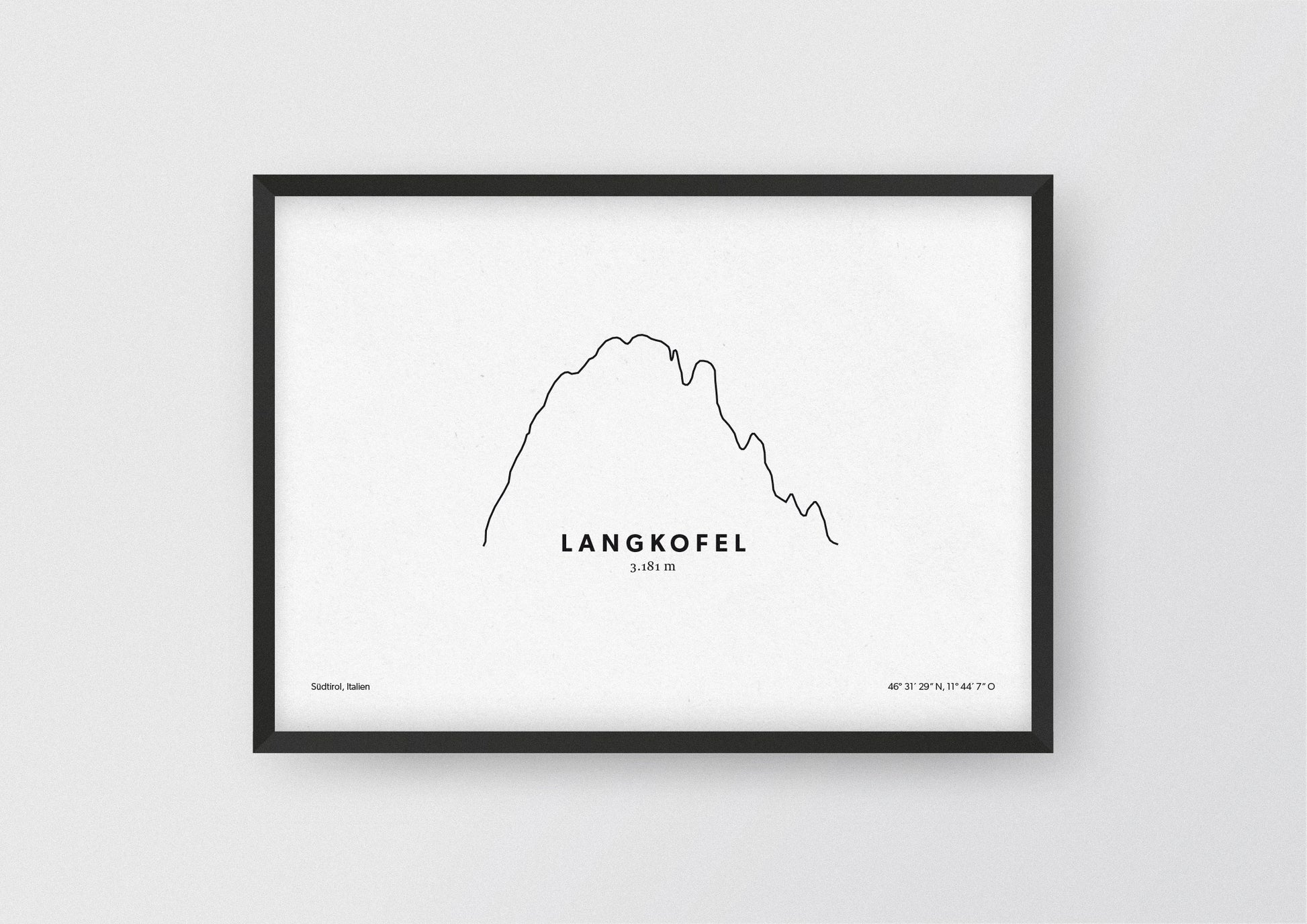 Langkofel | Poster – Gaishorn